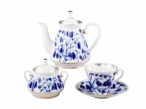 Tea set Radial Bluebells 6/20
