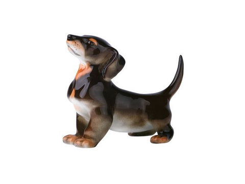 Porcelain Dog Figurine Dachshund