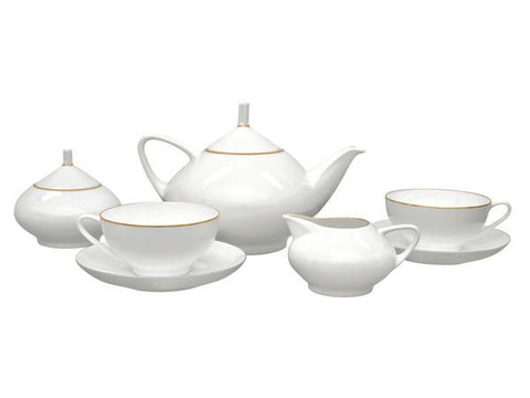 Tea set Cupola Golden Rim 6/14