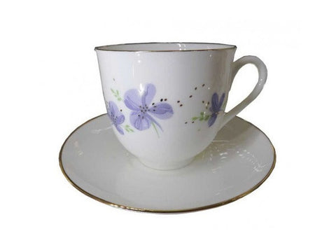 Cup & Saucer Lily of the Valley The Lilac Flowers 1/2